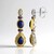 Orecchini in argento con Sodalite (Gems en Vogue)