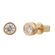 SI1 (H) Brillant-Goldohrringe (CIRARI)