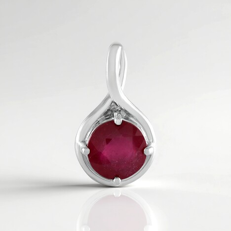Ciondolo in argento con Rubino Bemainty