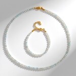 Parure en argent et Topaze blanche