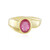 Madagascar Pink Sapphire Silver Ring
