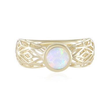 Anillo en oro con Ópalo de Welo (Ornaments by de Melo)