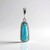 Ciondolo in argento con Turchese Kingman Mohave Blu