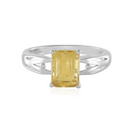 Bague en argent et Citrine