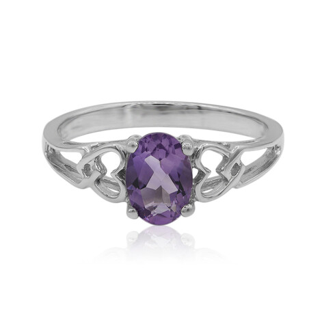 Anello in argento con Ametista