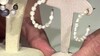 Pendientes en plata con Perla blanca Freshwater