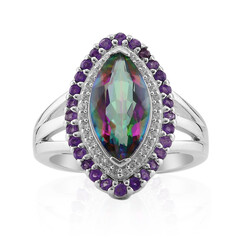 Anello in argento con Quarzo Mistico