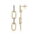 Pendientes en oro con Diamante I1 (H)  (de Melo Gold)