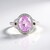 Anello in argento con Kunzite (Adela Silber)