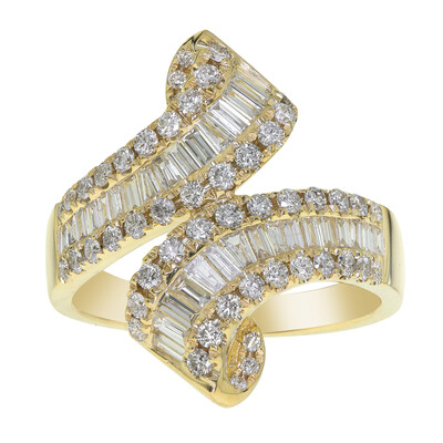14K SI1 (H) Diamond Gold Ring (CIRARI)