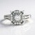 Anello in argento con Zaffiro Bianco