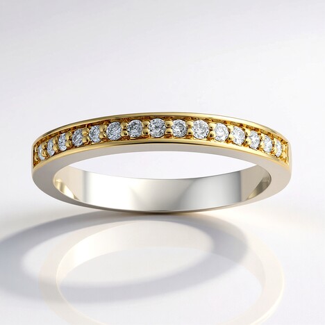 Anello in argento con Diamante I1 (G) (Annette)