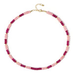 Quarz-Silberhalskette (Riya)