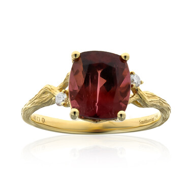 Kongo-Neon-Turmalin-Goldring (Smithsonian)