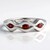Anello in argento con Rubino Tanzania