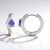 Orecchini in argento con Tanzanite