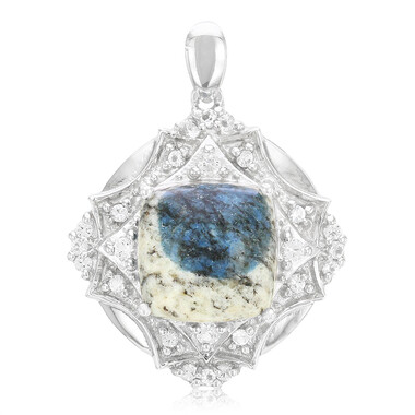 Pendentif en argent et Azurite du K2