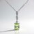 Collana in argento con Tsavorite della Tanzania
