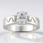 Anello in argento con Quarzo Herkimer (Pallanova)