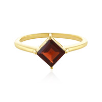 Bague en argent et Grenat du Mozambique