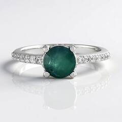 Anello in argento con Grandidierite
