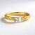 Anello in argento con Diamante Champagne I2 (Ornaments by de Melo)