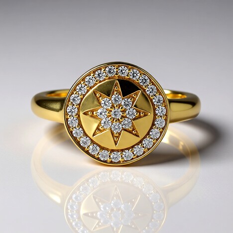 Anello in argento con Zircone