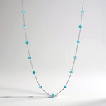 Collana in argento con Apatite Blu (de Melo Essence)