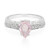 Pink Cuprian Tourmaline Silver Ring