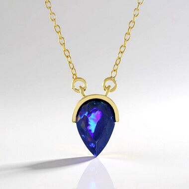 Collana in argento con Opale Mezezo