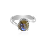 Anello in argento con Labradorite Blu Maniry (KM by Juwelo)