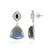 Orecchini in argento con Labradorite (Dallas Prince Designs)
