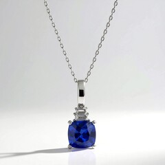 Collana in oro con Tanzanite AAA