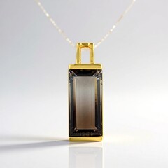 Pendentif en argent et Quartz multicolore (MONOSONO COLLECTION)