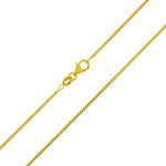 Silber-Panzerkette - 2,7 g - 50 cm - vergoldet