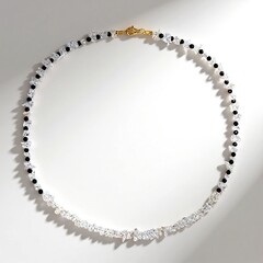 Collana in argento con Quarzo Bianco