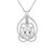 Collana in argento con Danburite