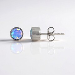 Orecchini in argento con Opale di Welo