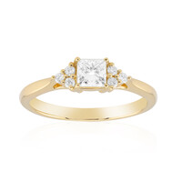 9K SI1 (G) Diamond Gold Ring