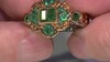 Anillo en plata con Esmeralda de Zambia (Gems en Vogue)