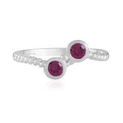 Rhodolite Silver Ring