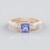 Anello in argento con Tanzanite