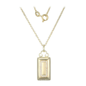 Collier en argent et Zircon (Adela Silber)