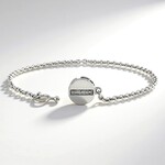 Bracciale in argento con Diamante SI1 (G) (Annette)