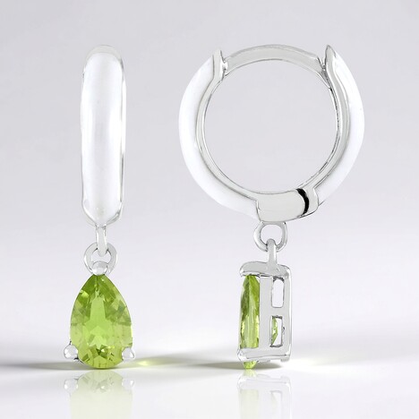 Orecchini in argento con Peridoto