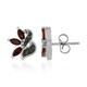 Boucles d'oreilles en argent et Grenat du Mozambique
