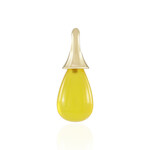 Ciondolo in argento con Calcedonio Giallo (KM by Juwelo)