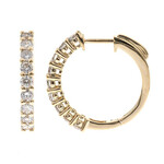 14K SI2 (H) Diamond Gold Earrings (CIRARI)