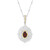 Collar en plata con Nácar blanco (Dallas Prince Designs)