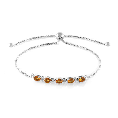 Bracelet en argent et Citrine